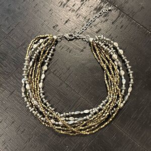 Vintage Premiere Designs Multistrand Choker Beaded Layered